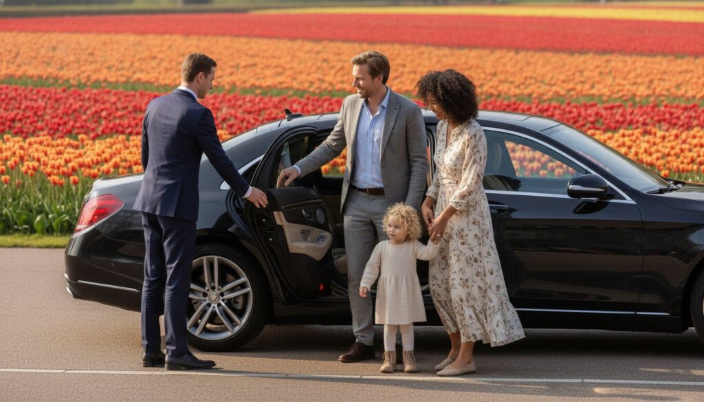 Goedkope taxi naar Keukenhof: zorgeloos naar de bloemenzee in 2026