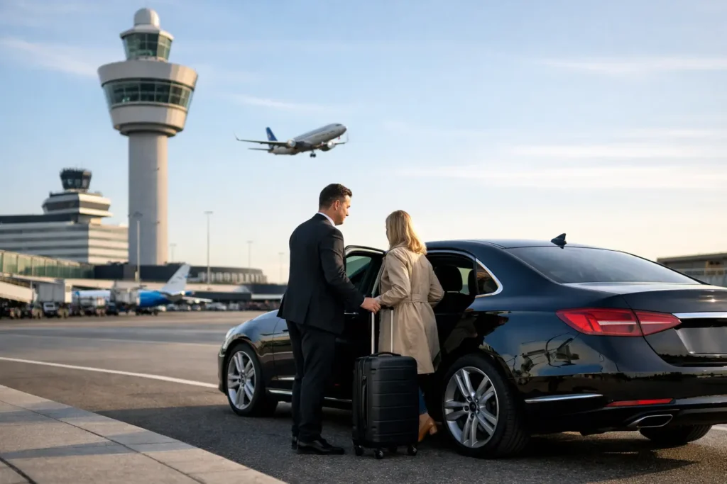 Airport transfer Schiphol Amsterdam boeken