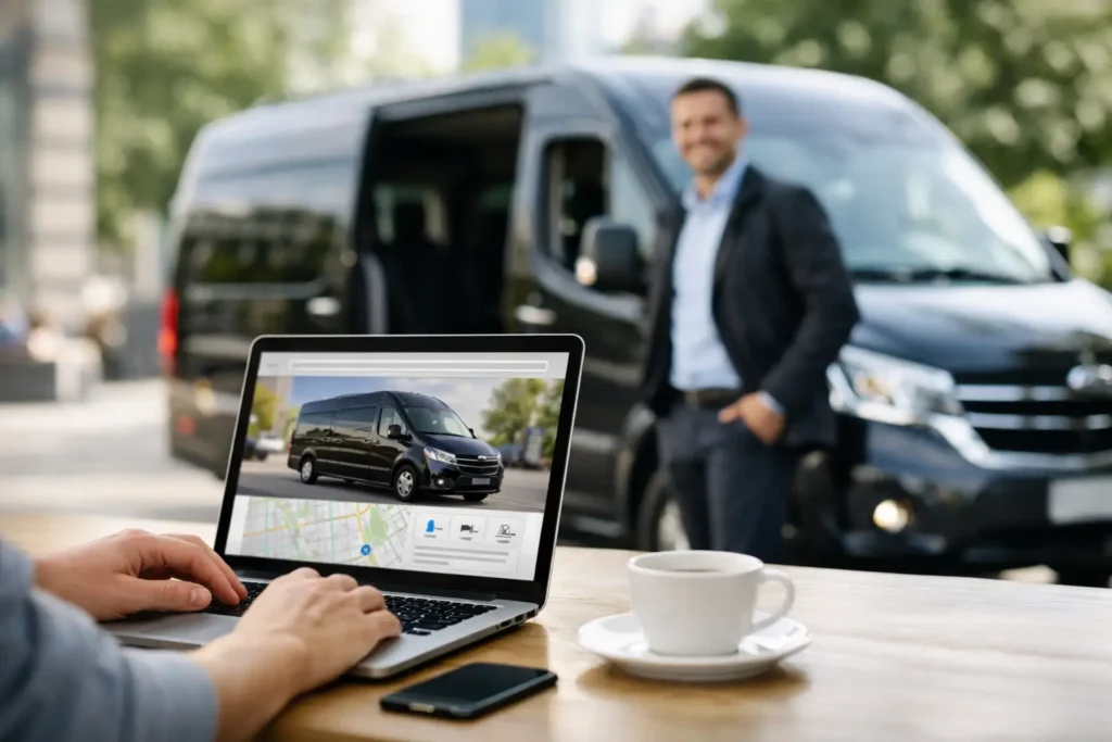 Hoe een taxibus online boeken? Snel geregeld