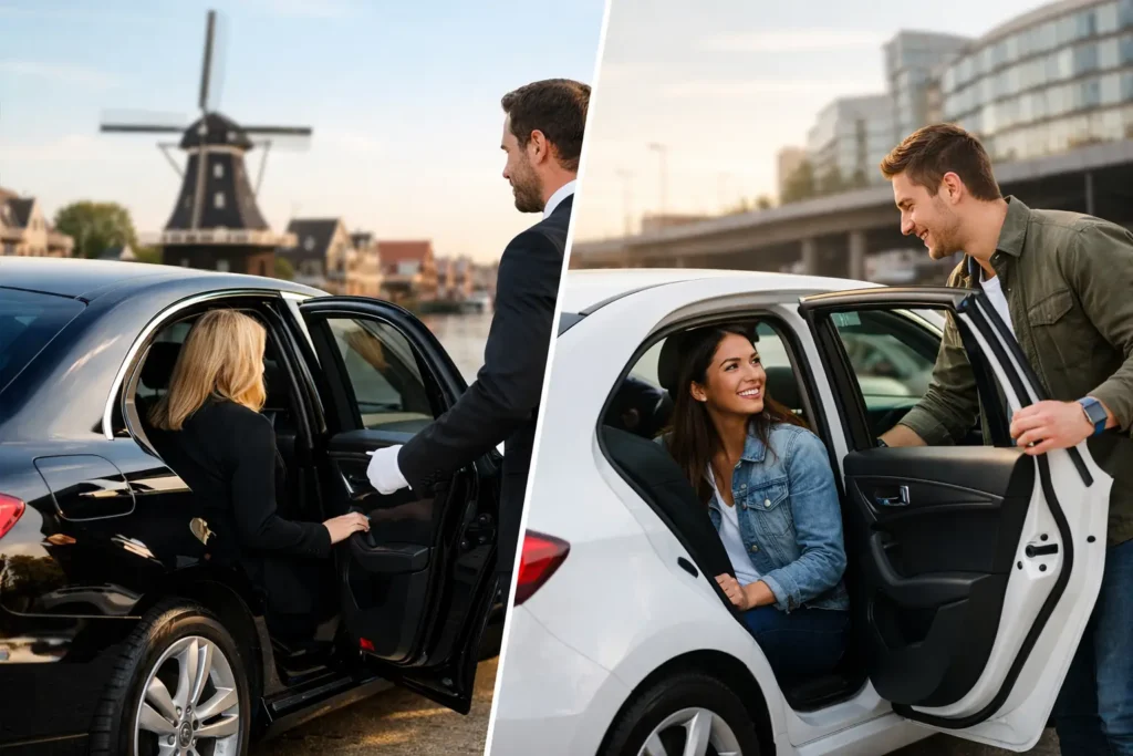Privétaxi versus rideshare Nederland