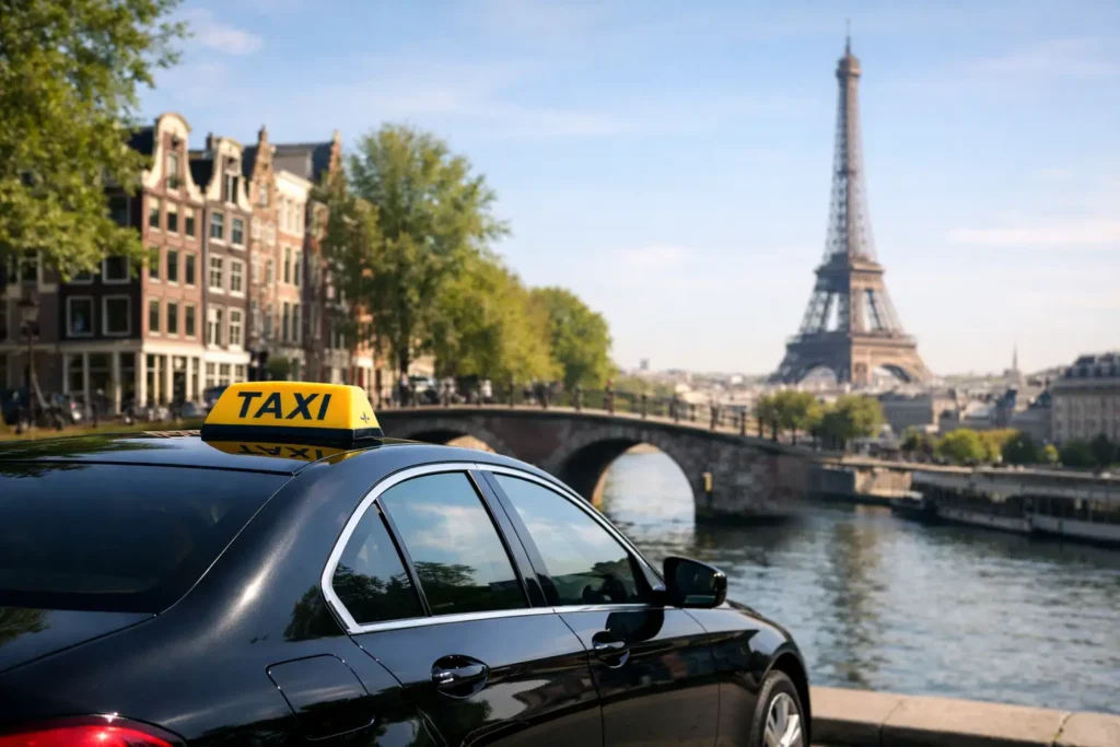 Taxi Amsterdam Parijs boeken zonder gedoe