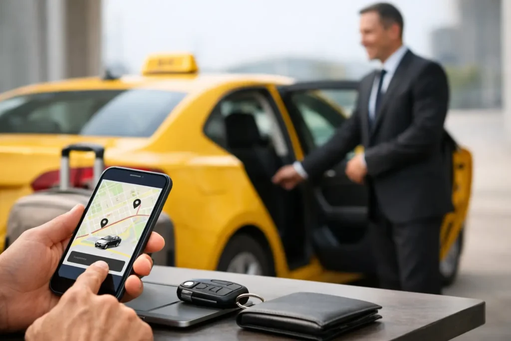 Taxi vooraf reserveren stappen uitgelegd
