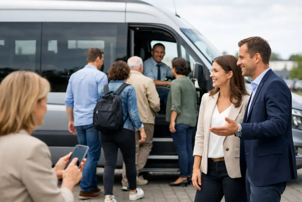Taxibus voor groep reserveren zonder gedoe