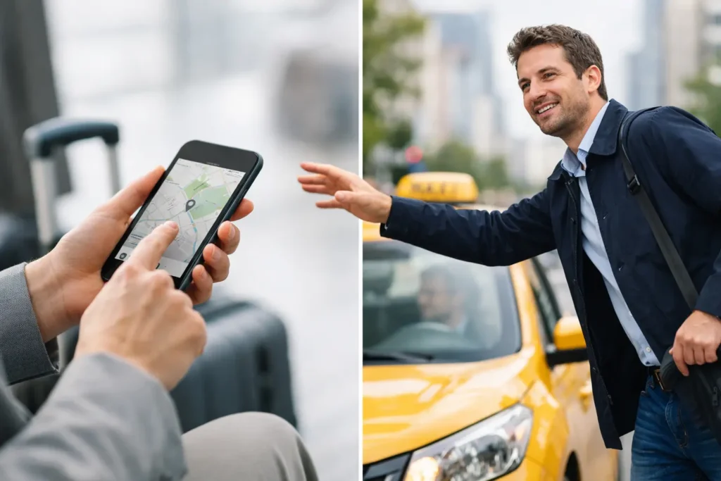 Vooraf reserveren of direct een taxi nemen?